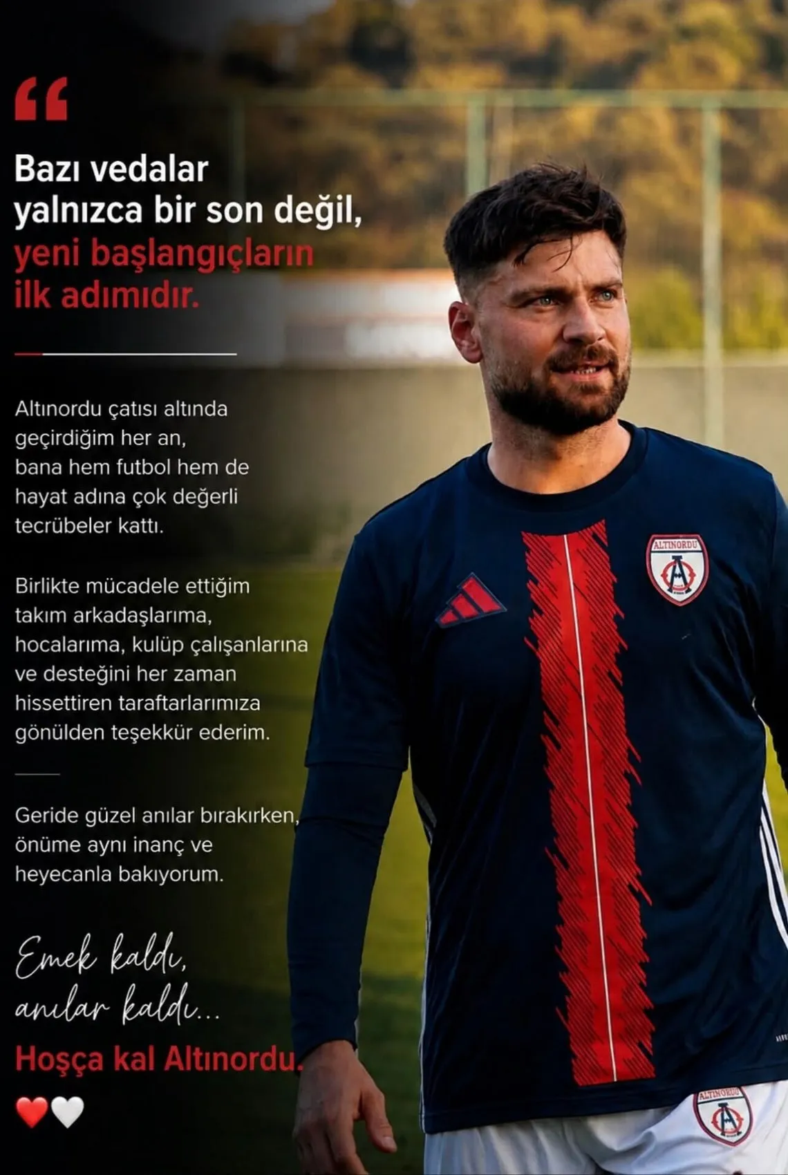 Altınordu’da küme düşme sonrası iki oyuncu yollarını ayırdı