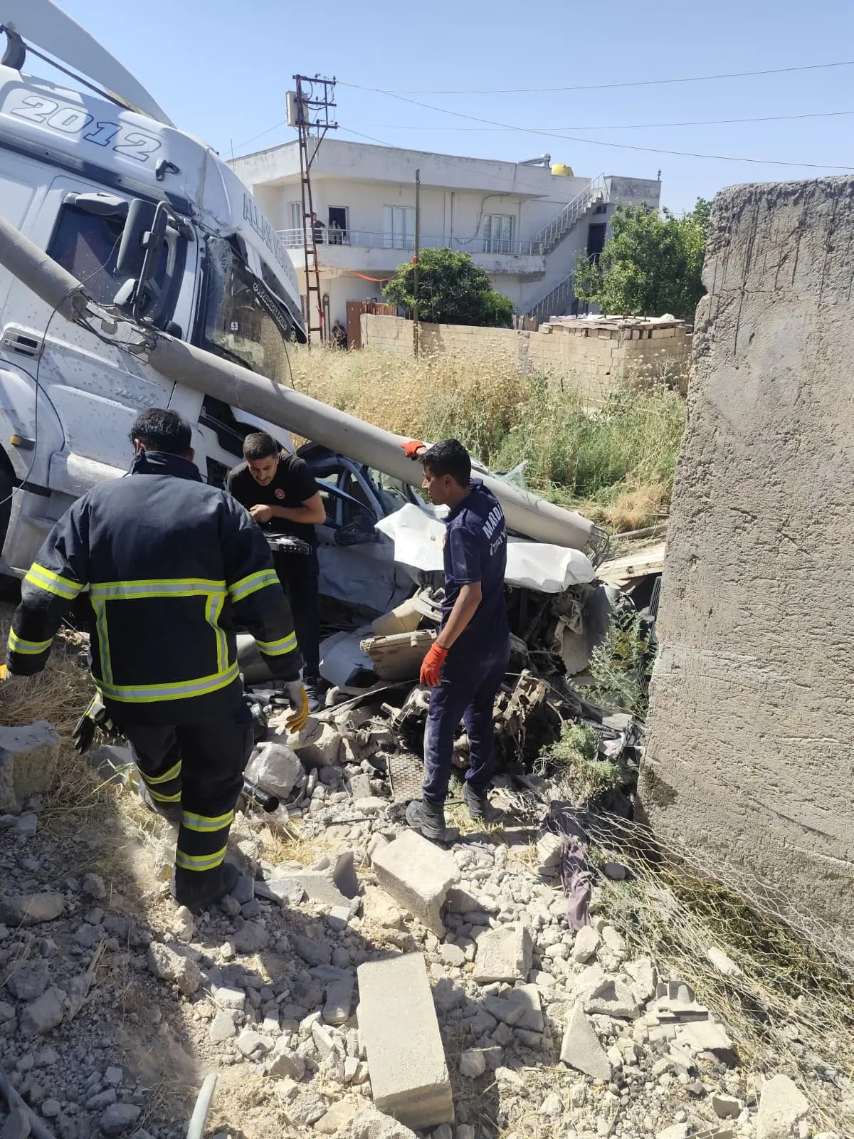 Kızıltepe’de tanker kazası Bir sürücü hayatını kaybetti