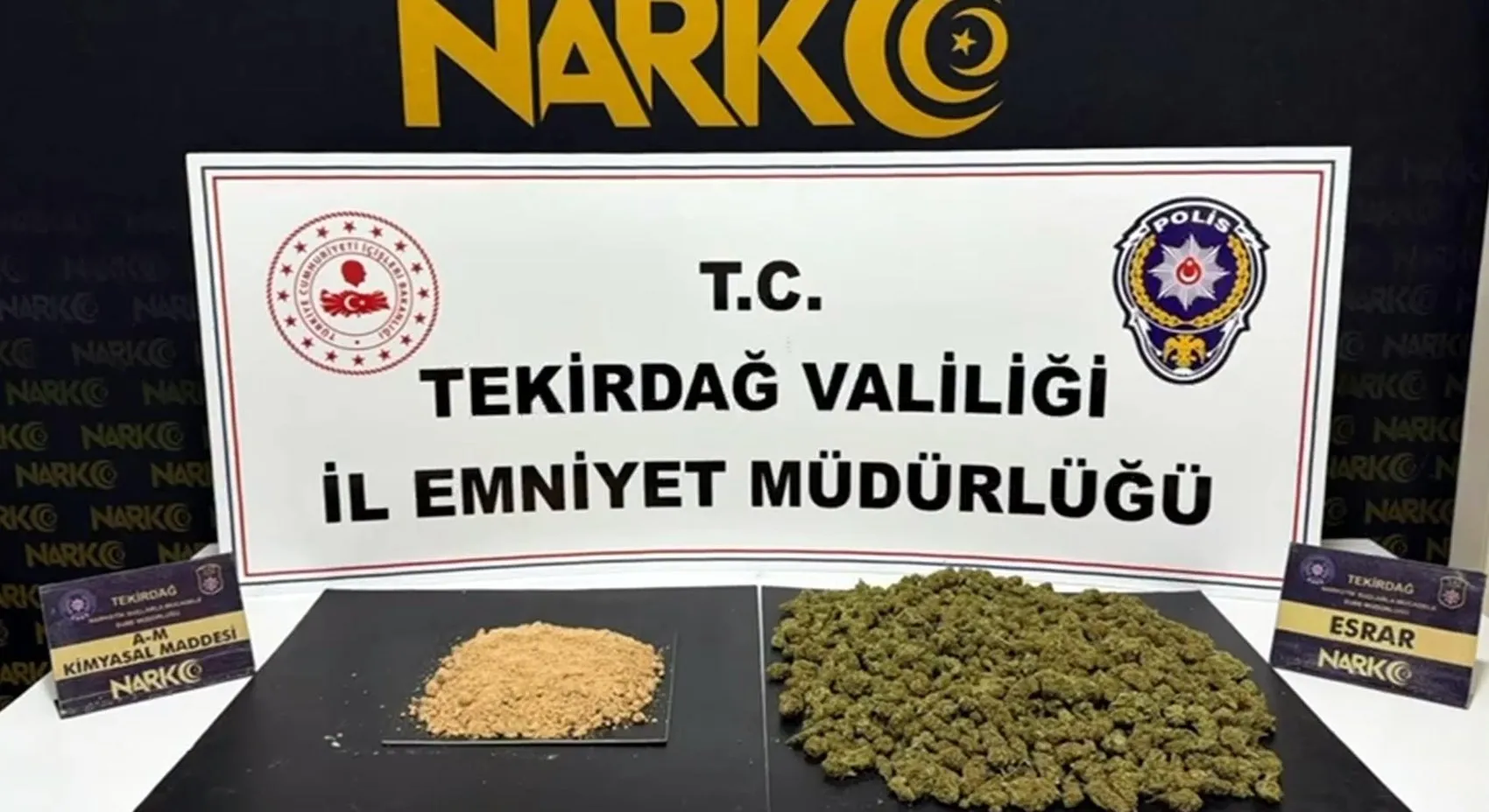 Çorlu'da 18 milyonluk zehir sevkiyatına polis engeli