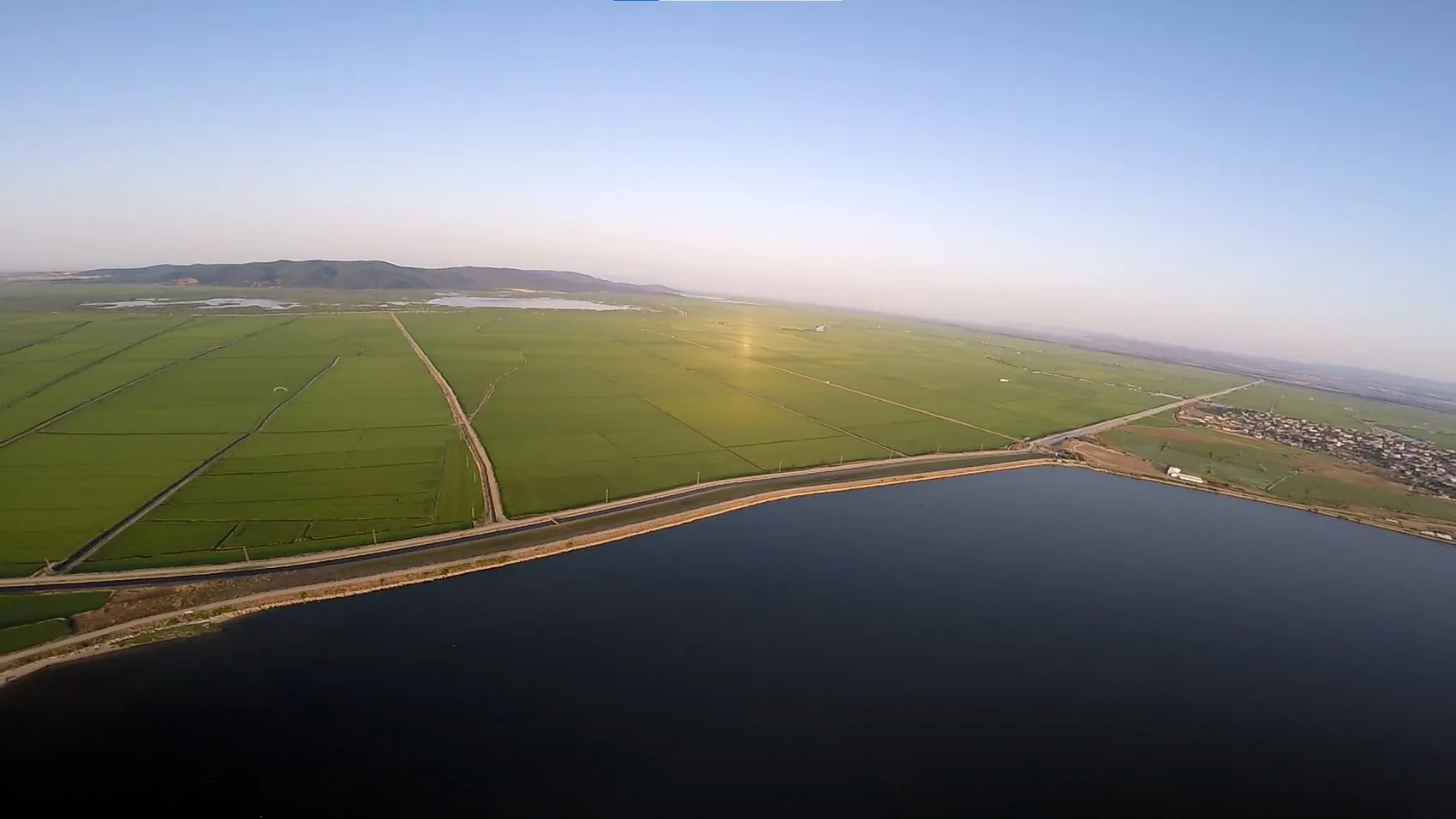 Edirne ovasında pirinç mesaisi yeşil bir tabloya dönüştü
