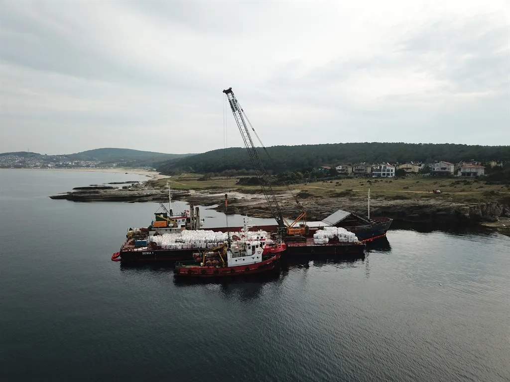 Kandıra açıklarında karaya oturan dev gemi satışa çıkıyor