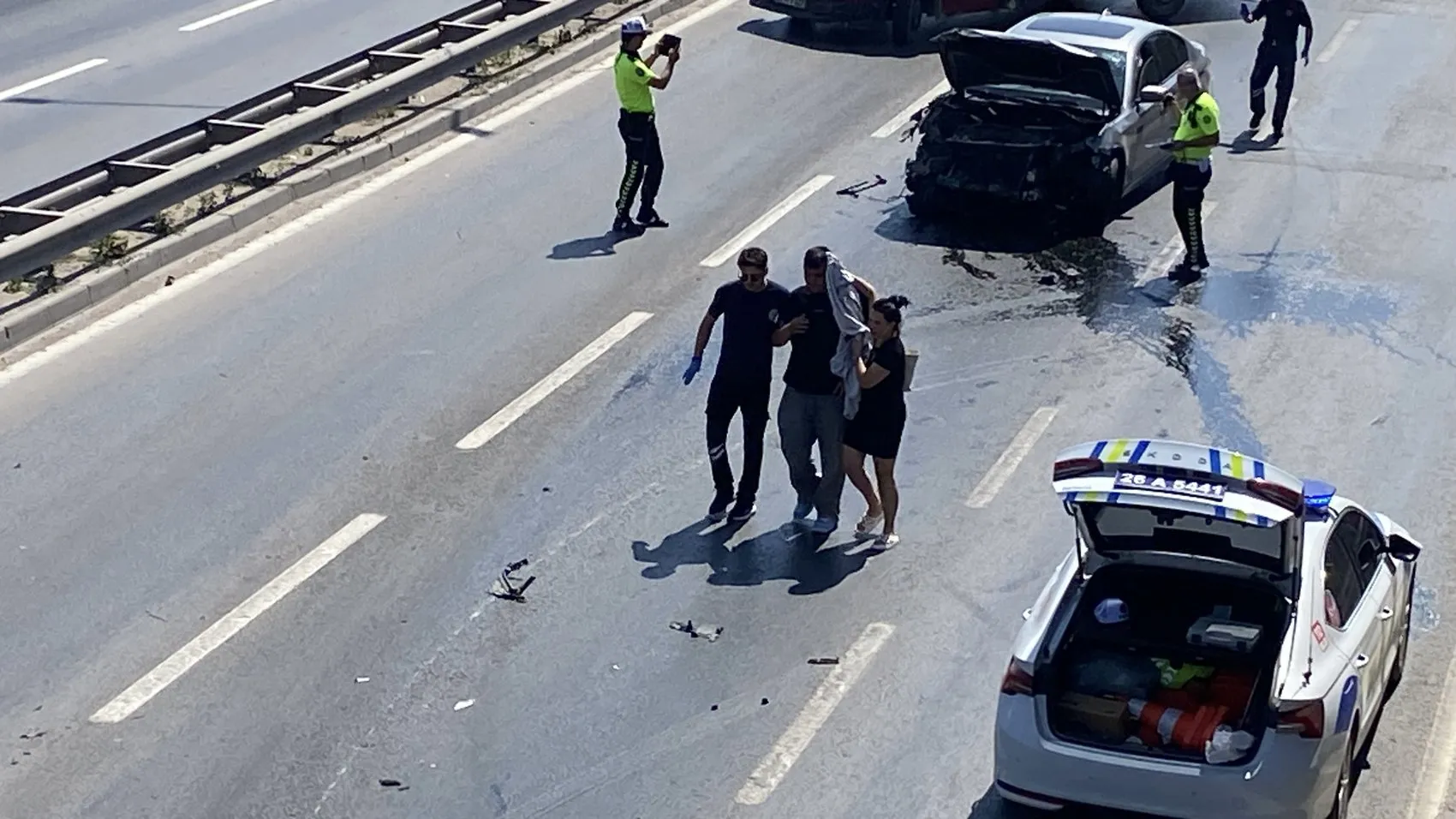 Eskişehir’de ehliyetsiz çocuk sürücü kazaya yol açtı