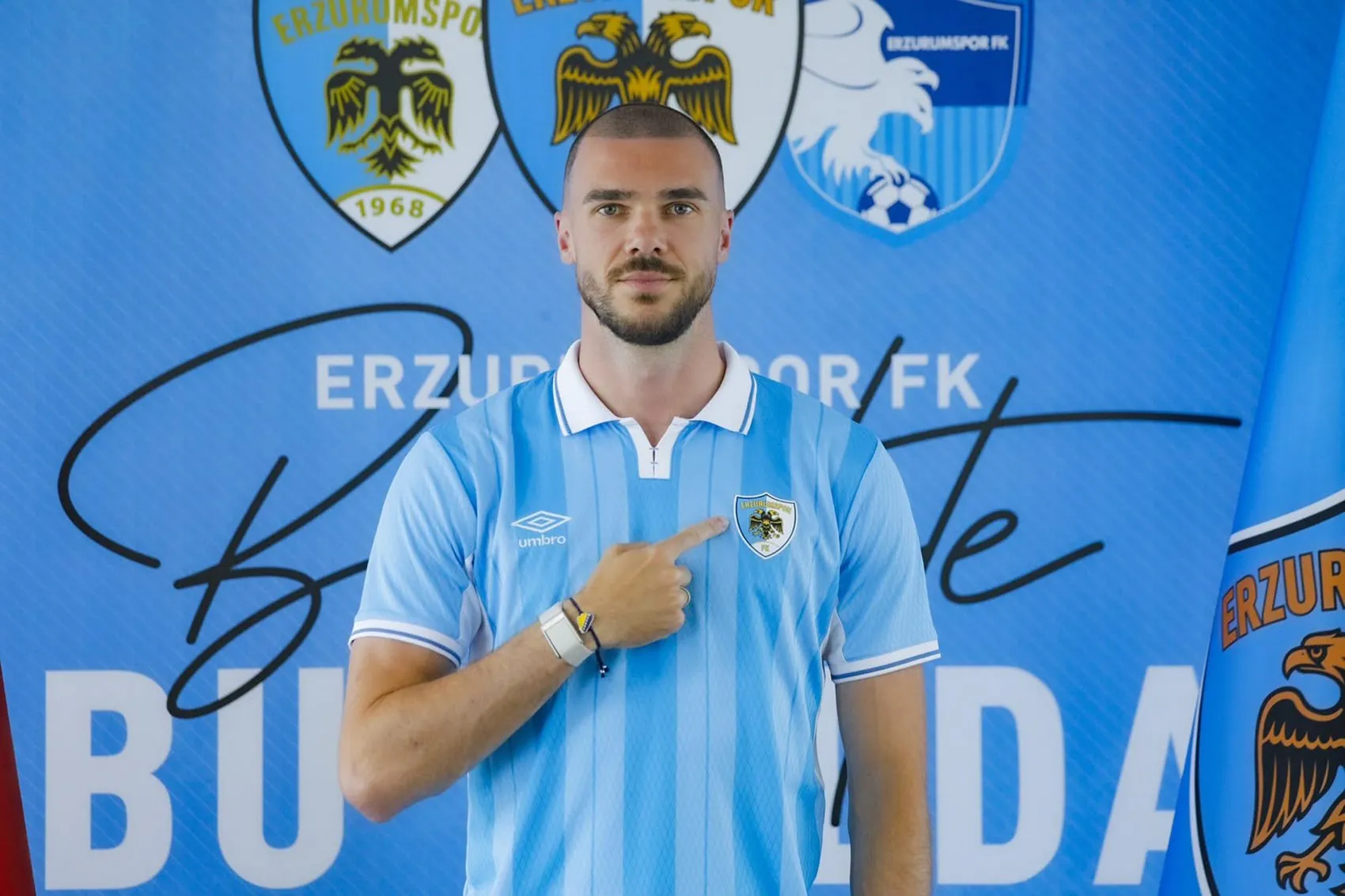 Erzurumspor savunma hattını Bosnalı oyuncuyla güçlendirdi
