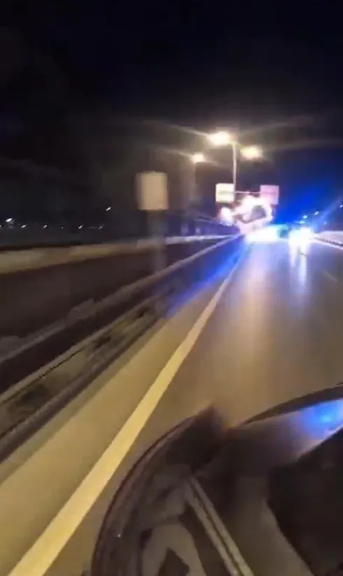 Bursa'da otomobil takla attı o anlar kameraya yansıdı