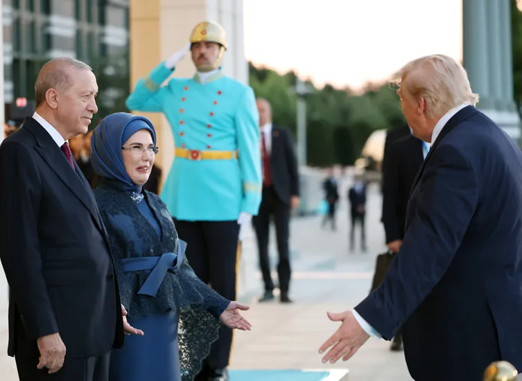 Erdoğan Külliye’de dünya liderlerini ağırladı
