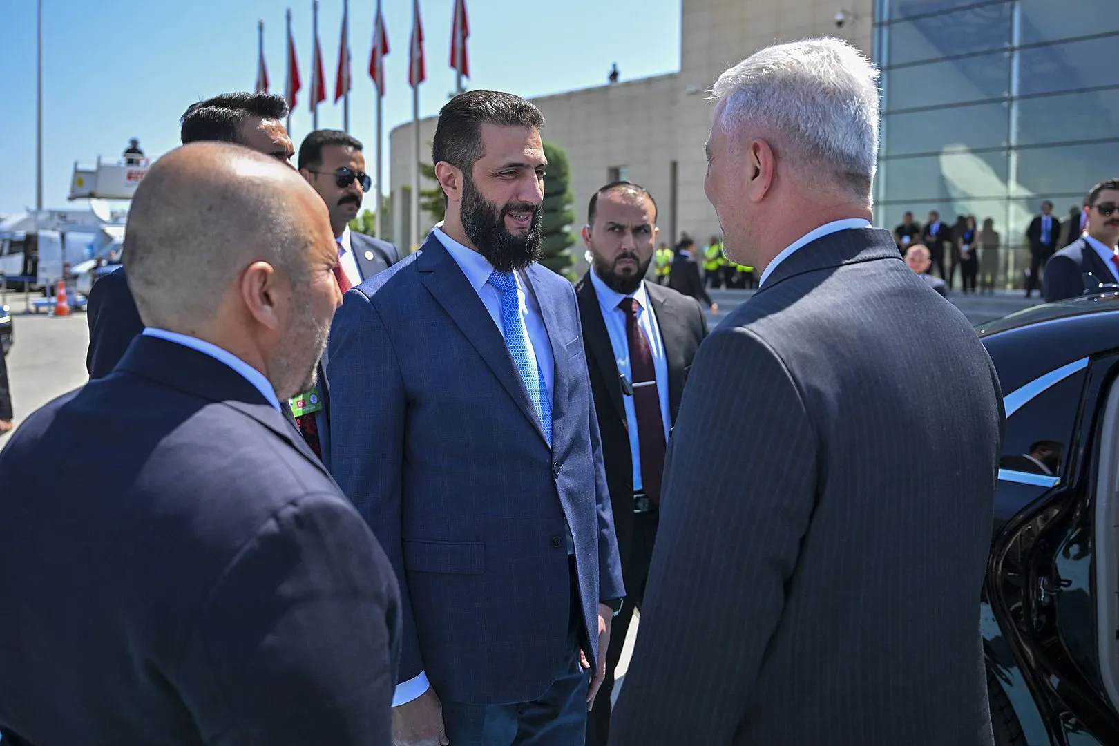 Suriye lideri Ahmed Şara Ankara’ya geldi
