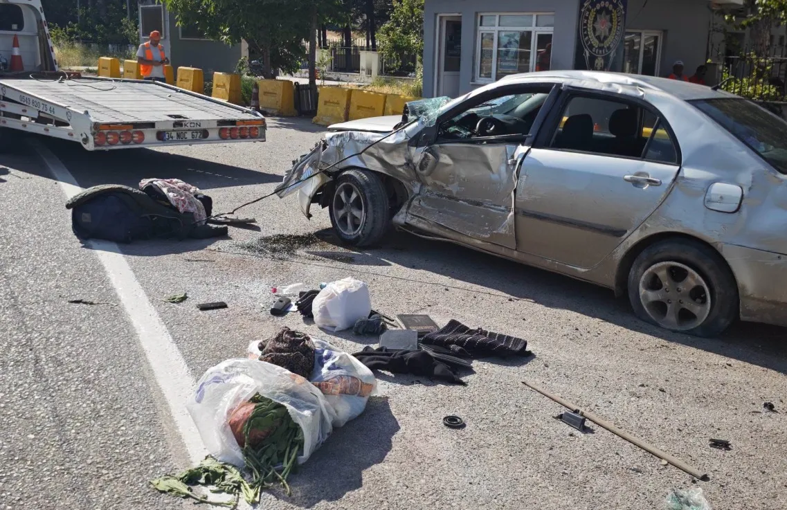 Amasya Merzifon'da trafik kazası 7 yaşındaki çocuk hayatını kaybetti