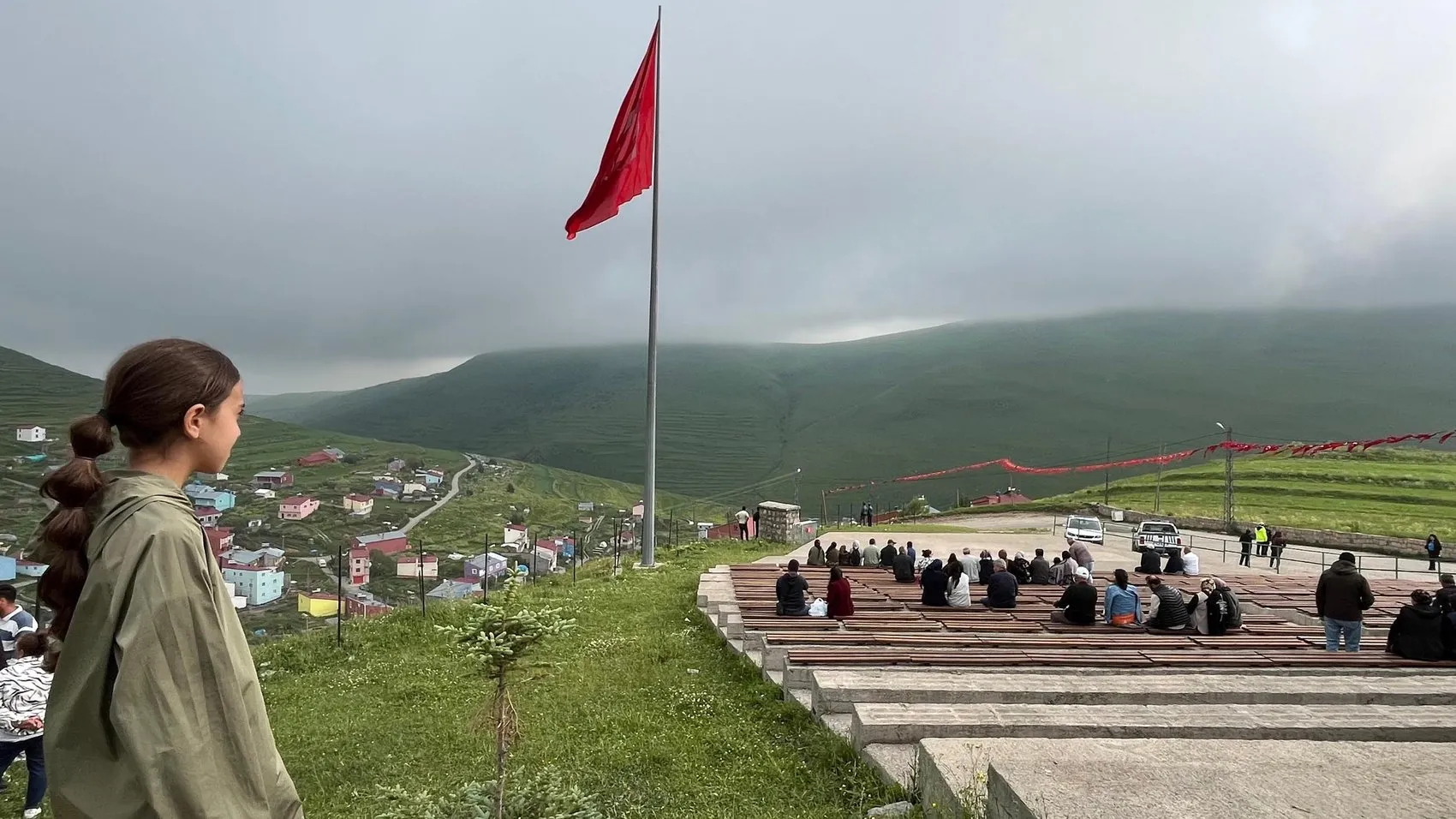Damal şenliklerinde Atatürk silüeti sürprizi