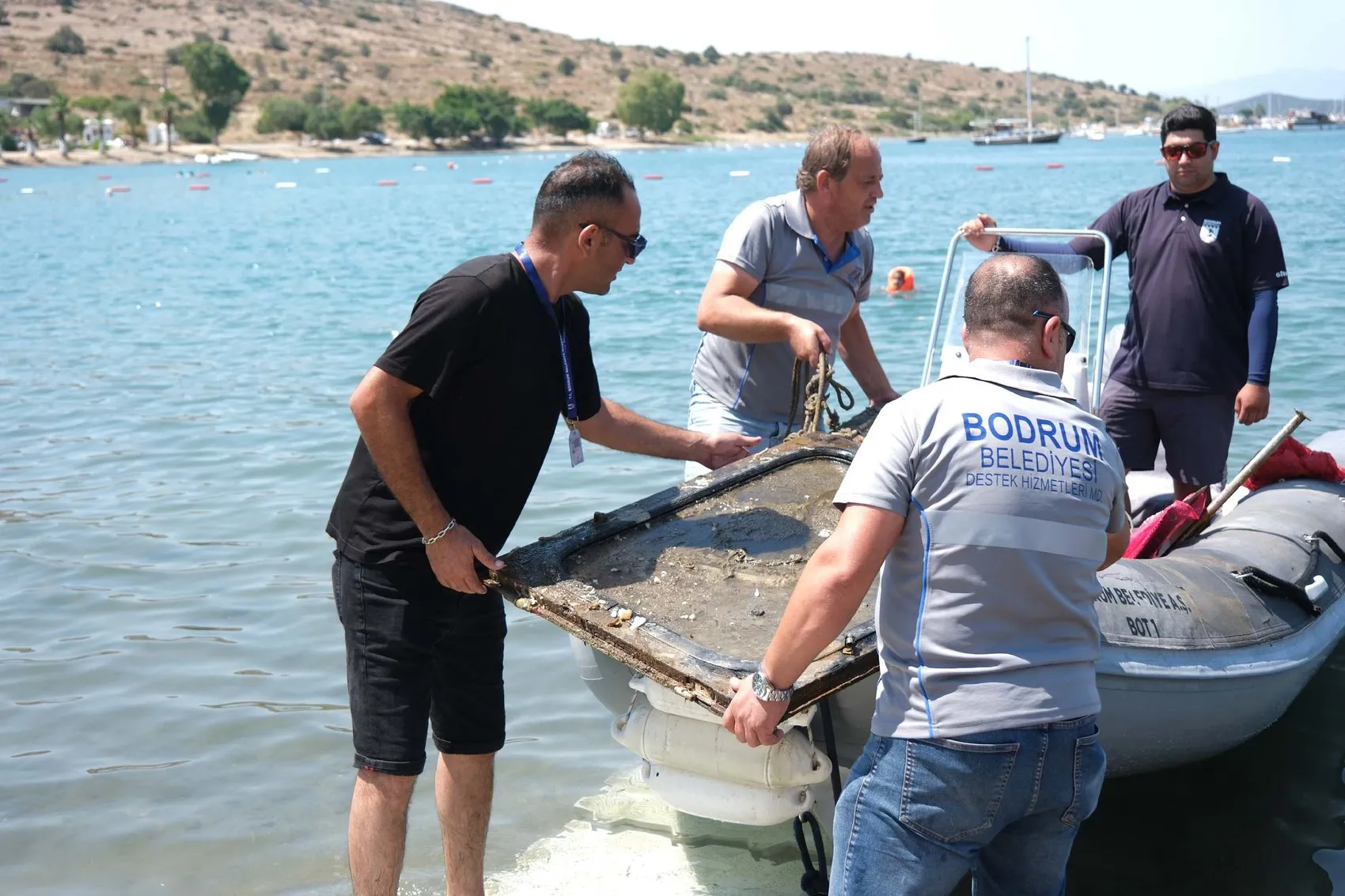 Bodrum denizinden çıkanlar şaşkına çevirdi