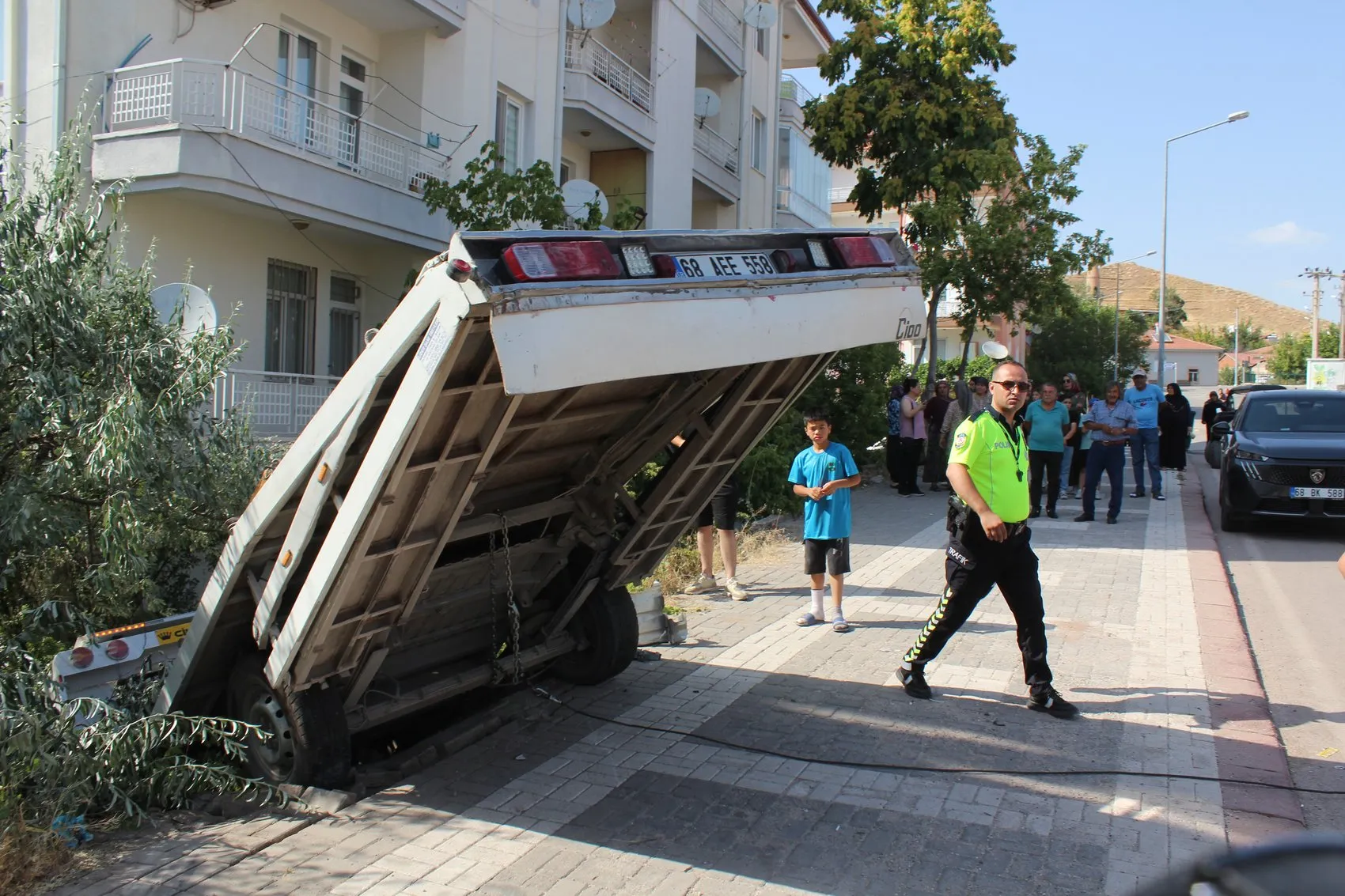 Aksaray'da piknik yolunda kaza 5 kişi yaralandı