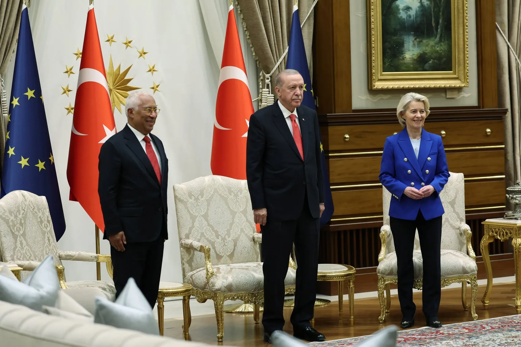Erdoğan Avrupa Birliği liderleriyle masaya oturdu