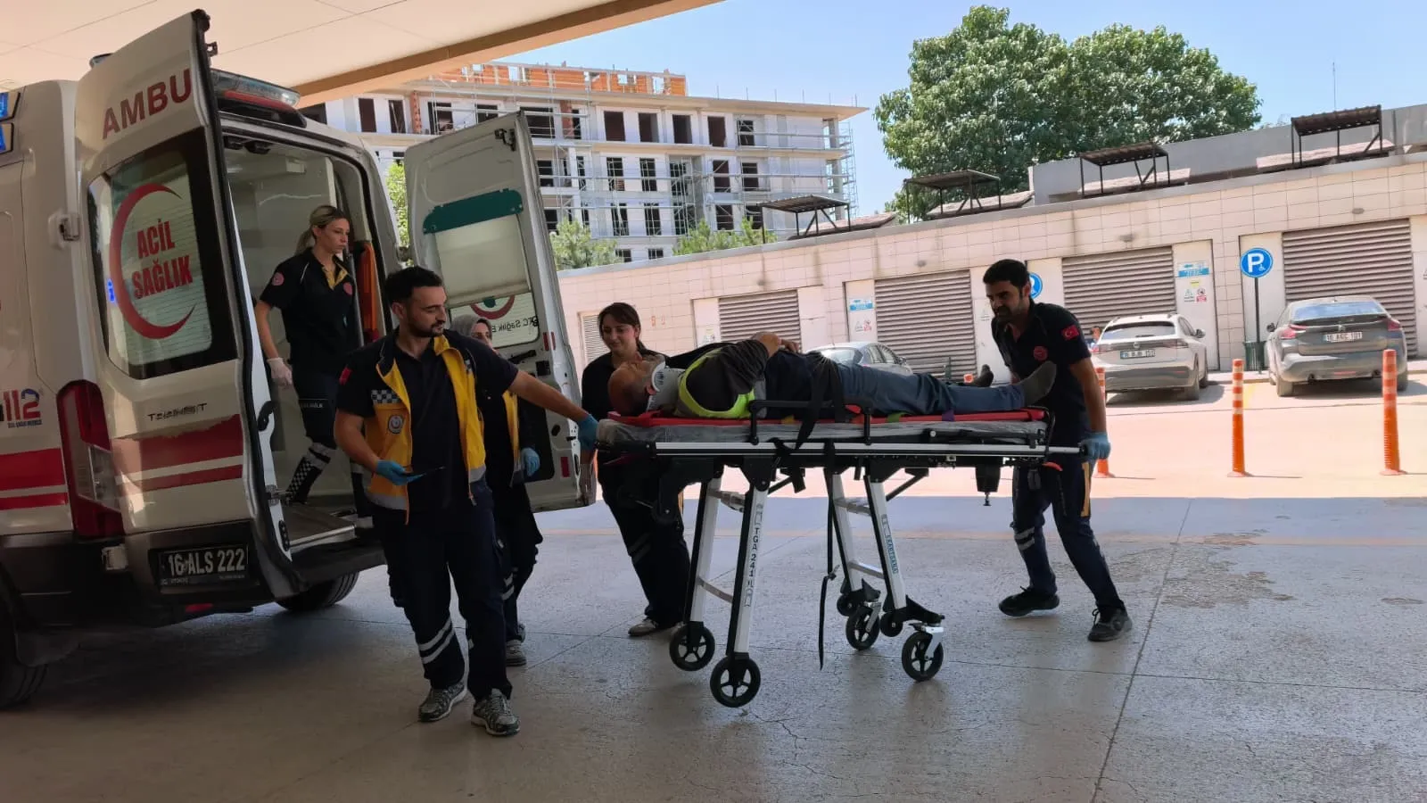 İnegöl sanayisinde kaza Triportör sürücüsü yaralandı