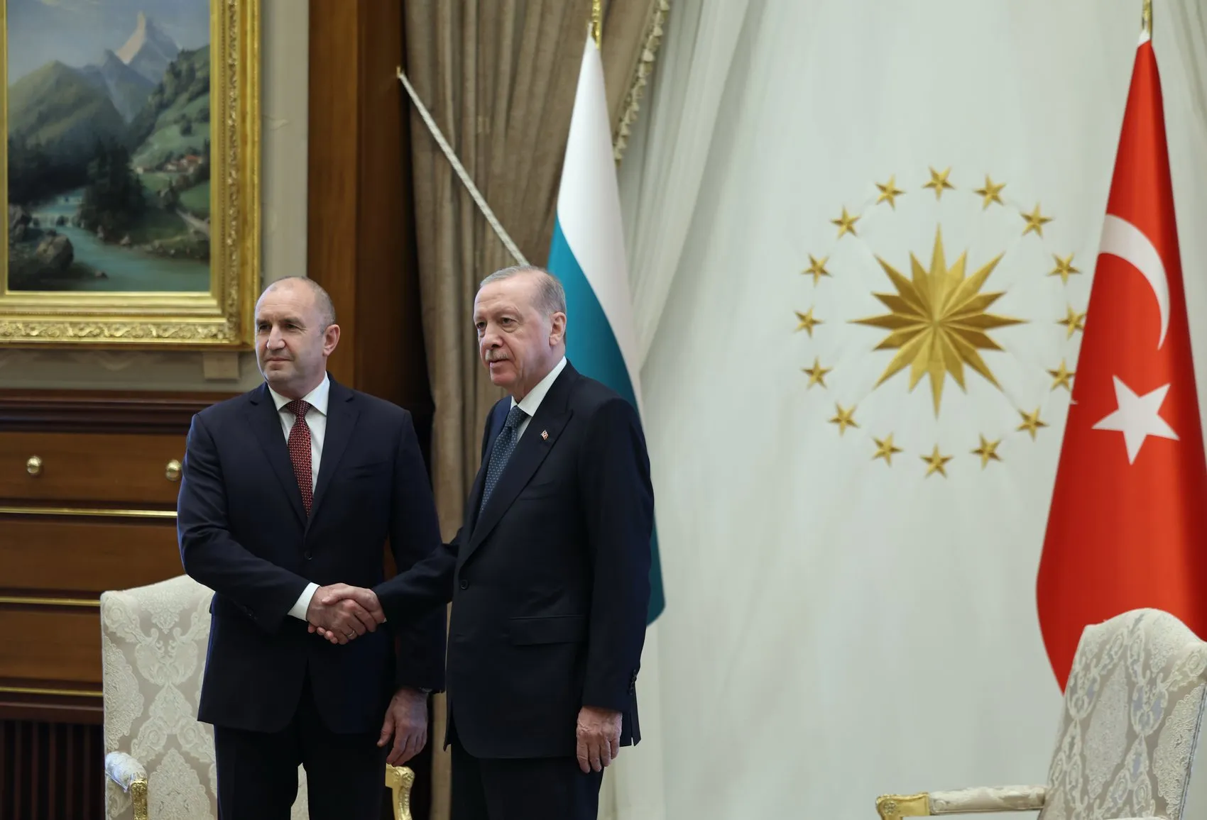 Erdoğan Ankara'da Bulgaristan Başbakanı Radev ile bir araya geldi