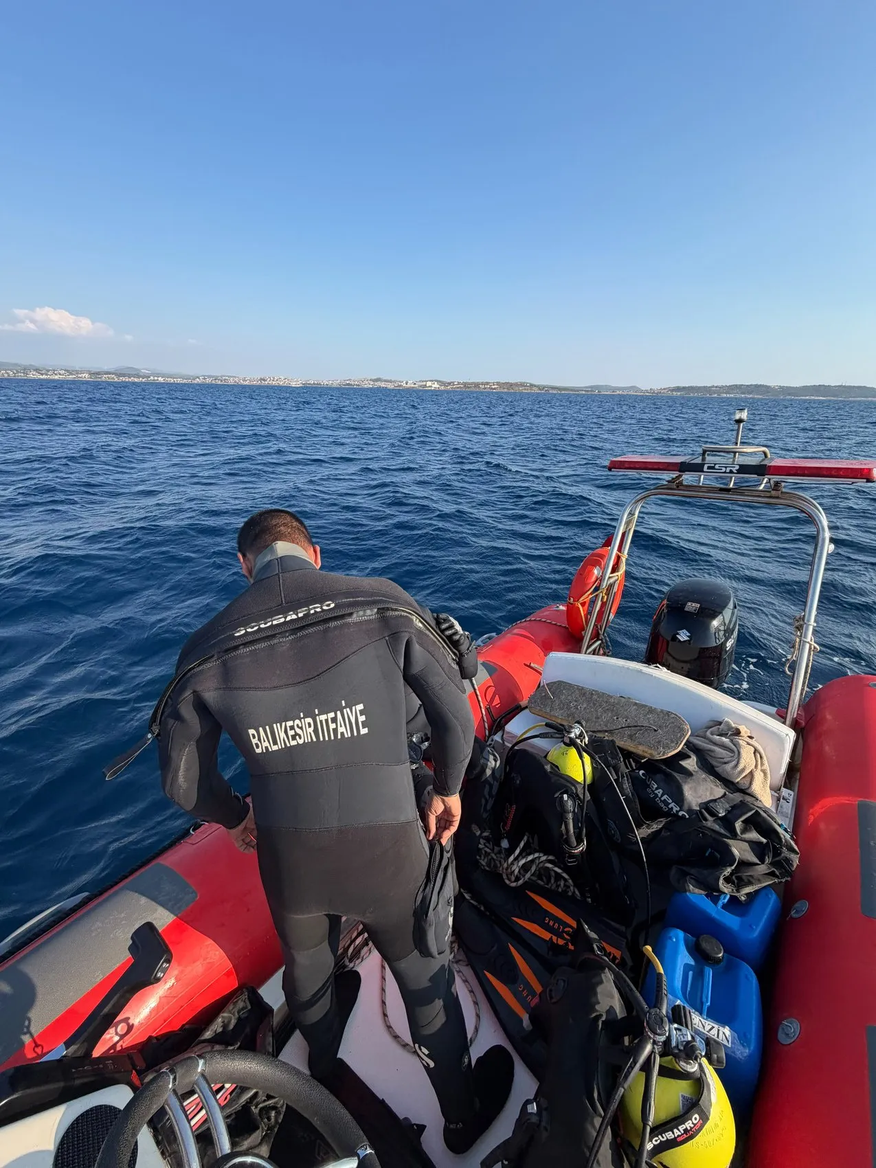 Ayvalık açıklarında tekne turuna çıkan genç denizde hayatını kaybetti