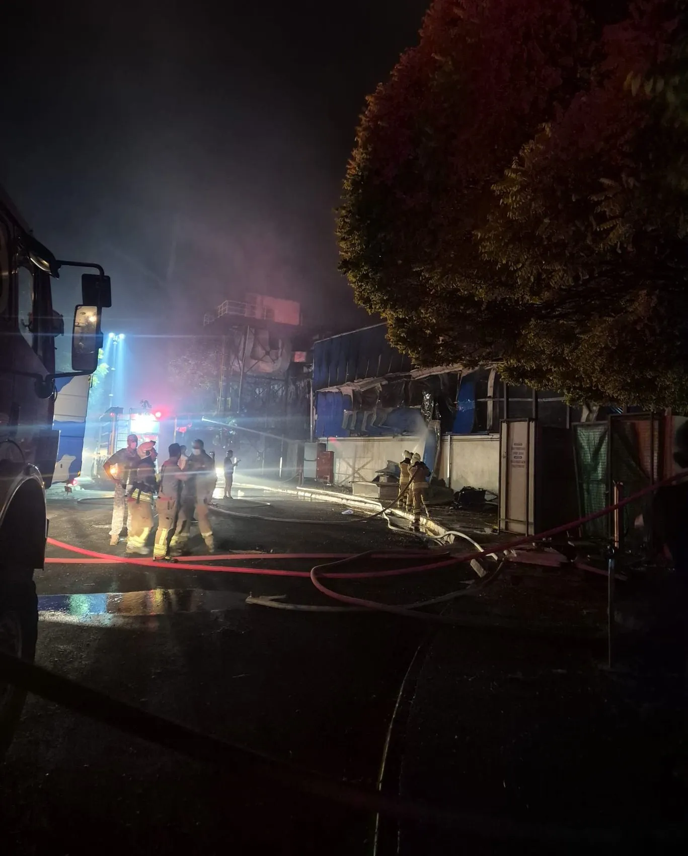 Eskişehir’deki TUSAŞ Motor Sanayii tesislerinde yangın paniği