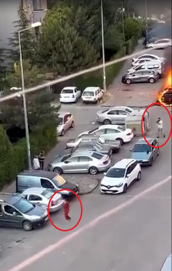 Ankara'da dehşet Eski arkadaşının dükkanını ve aracını ateşe verdi