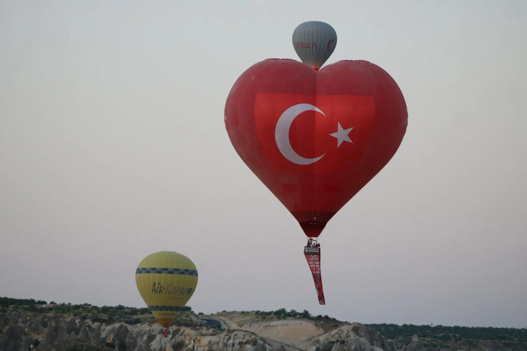 Kapadokya semalarında 15 Temmuz anması