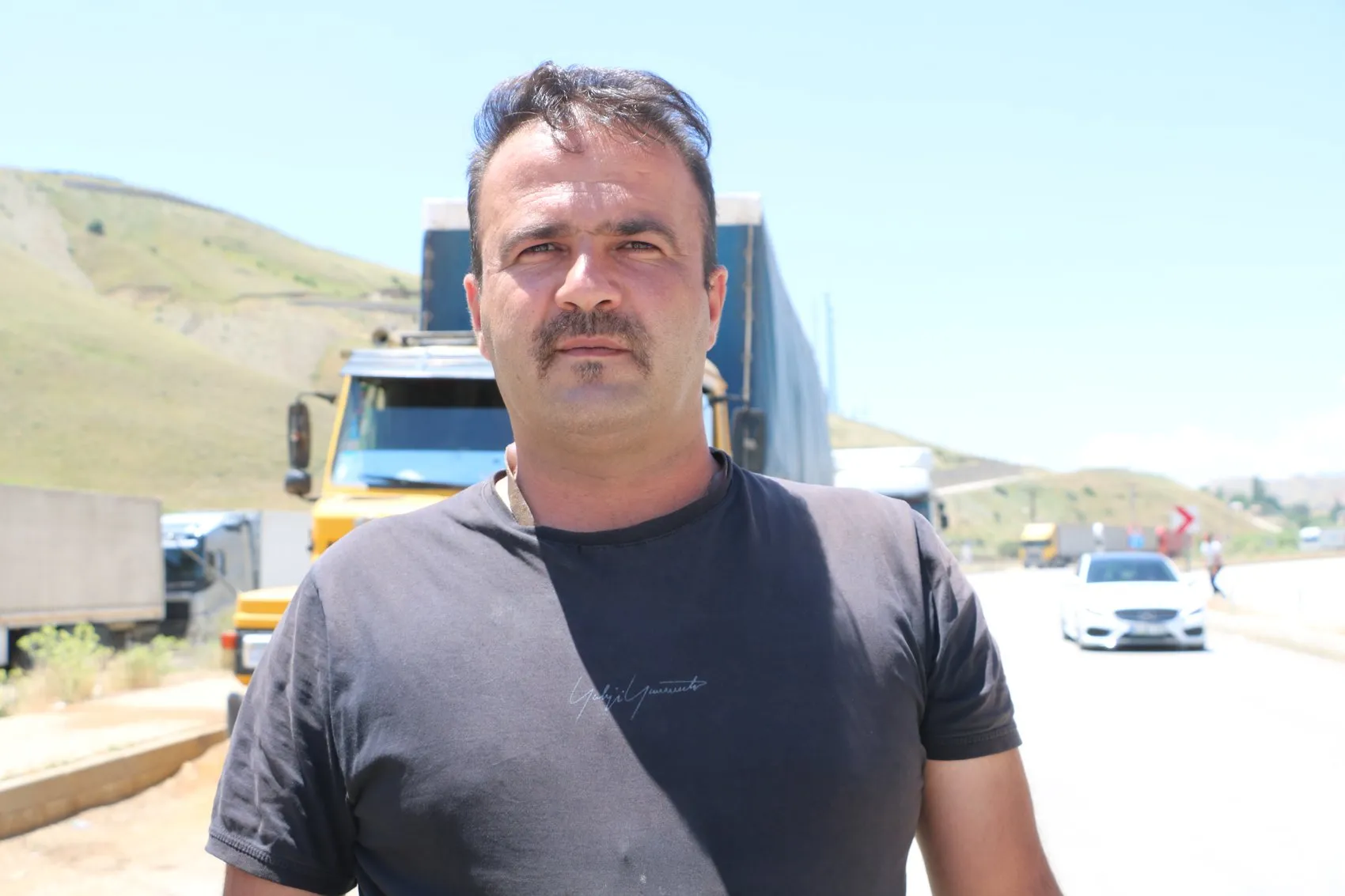 Esendere sınırında 12 kilometrelik TIR çilesi