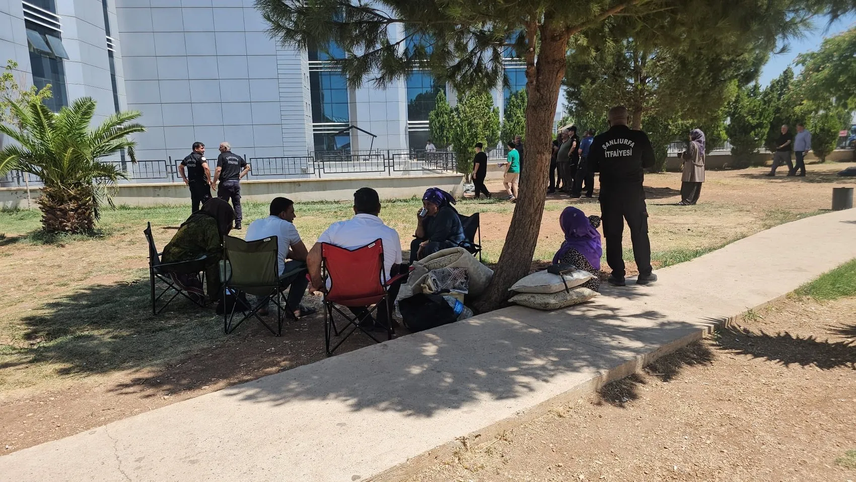 Şanlıurfa'da üniversite hastanesinde yangın paniği