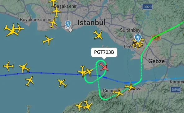 İstanbul semalarında fırtına paniği yaşandı