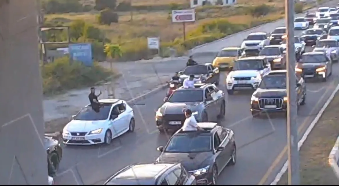 Mersin'de düğün konvoyuna ağır ceza