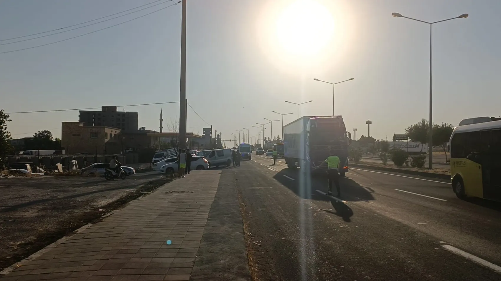Nusaybin İpekyolu üzerinde acı kaza