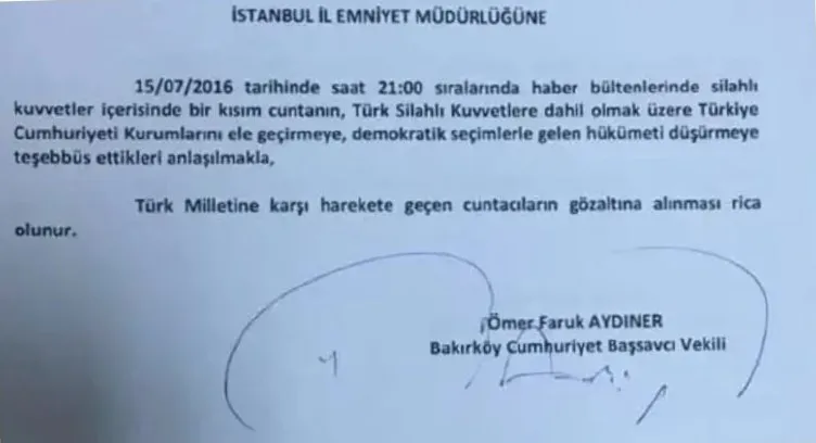 15 Temmuz'un ilk gözaltı talimatını veren savcı o geceyi anlattı