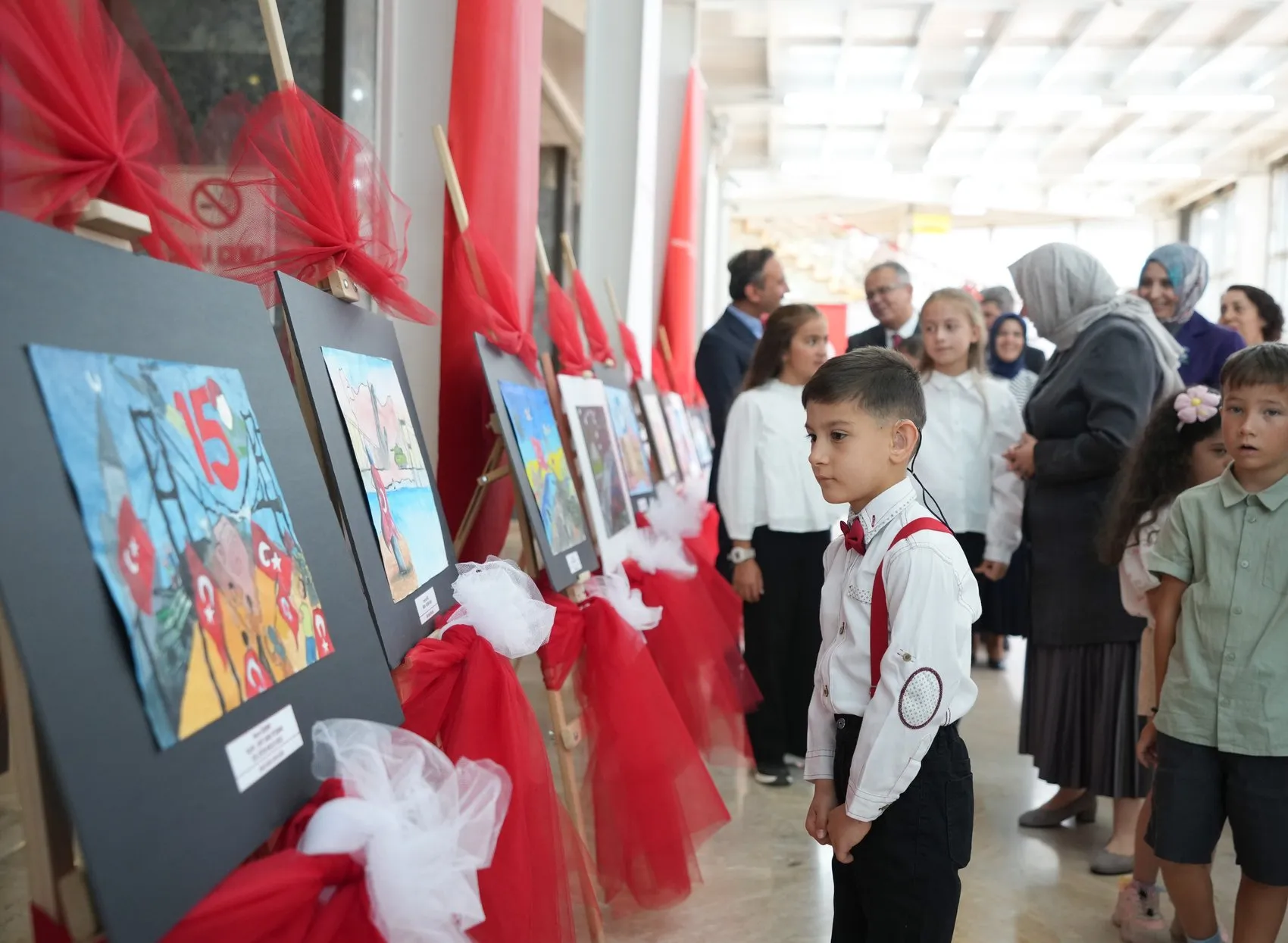 15 Temmuz için öğrenciler sanatla bir araya geldi