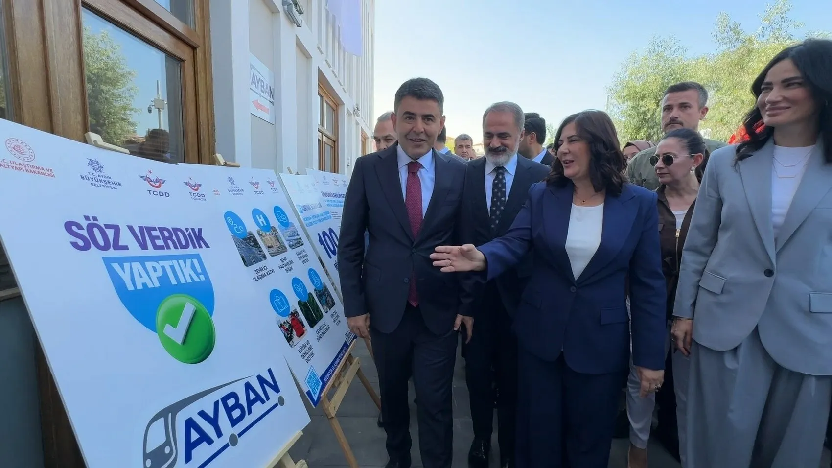 Aydın trafiğini rahatlatacak AYBAN hattı seferlerine başladı