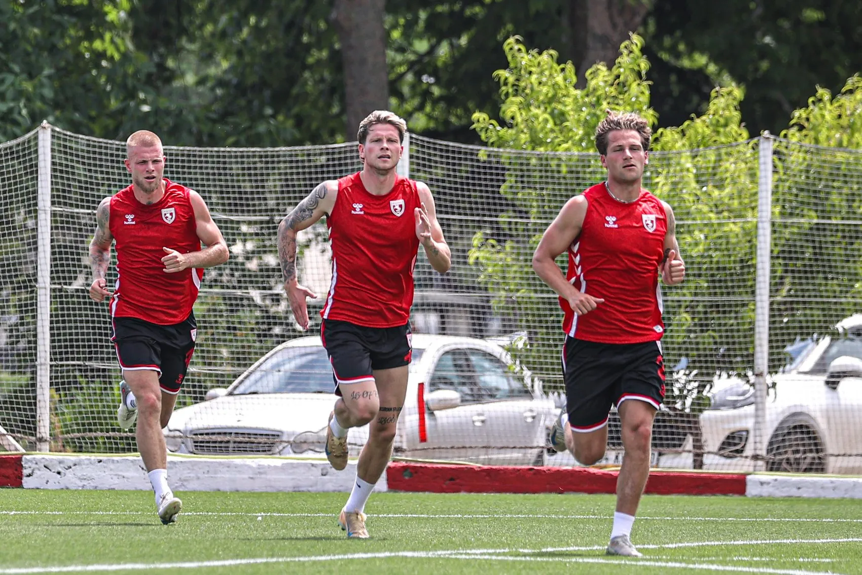 Samsunspor yeni sezon için ter dökmeye başladı
