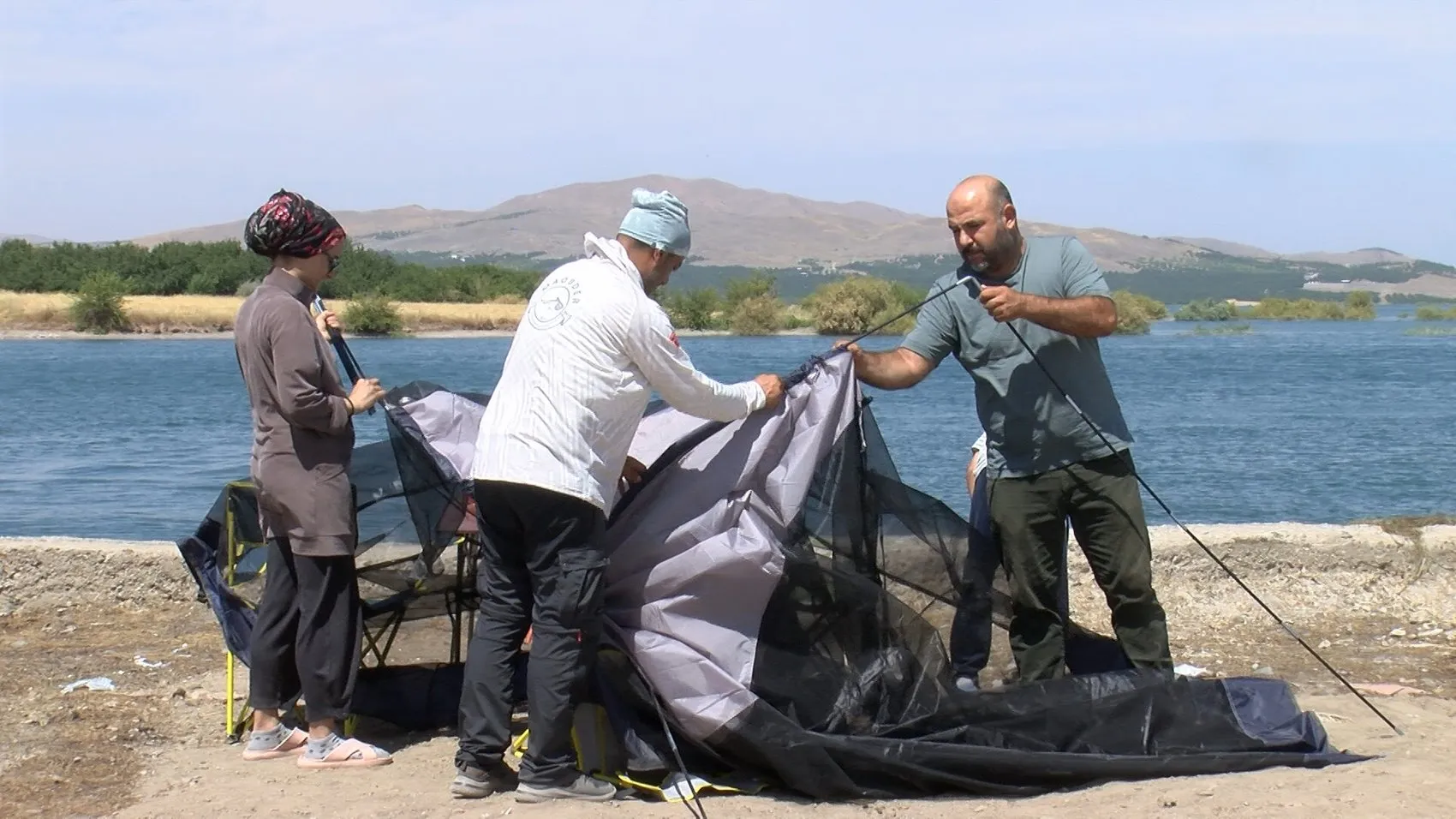 Malatya’da turna balığı festivali doğayı koruyarak başladı