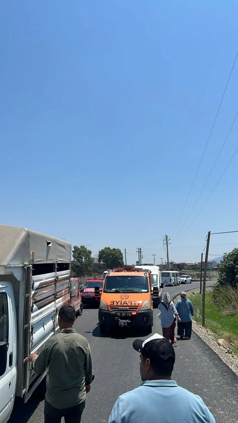 Aydın’da sulama kanalına düşen araçtan anne ve çocukları sağ çıktı