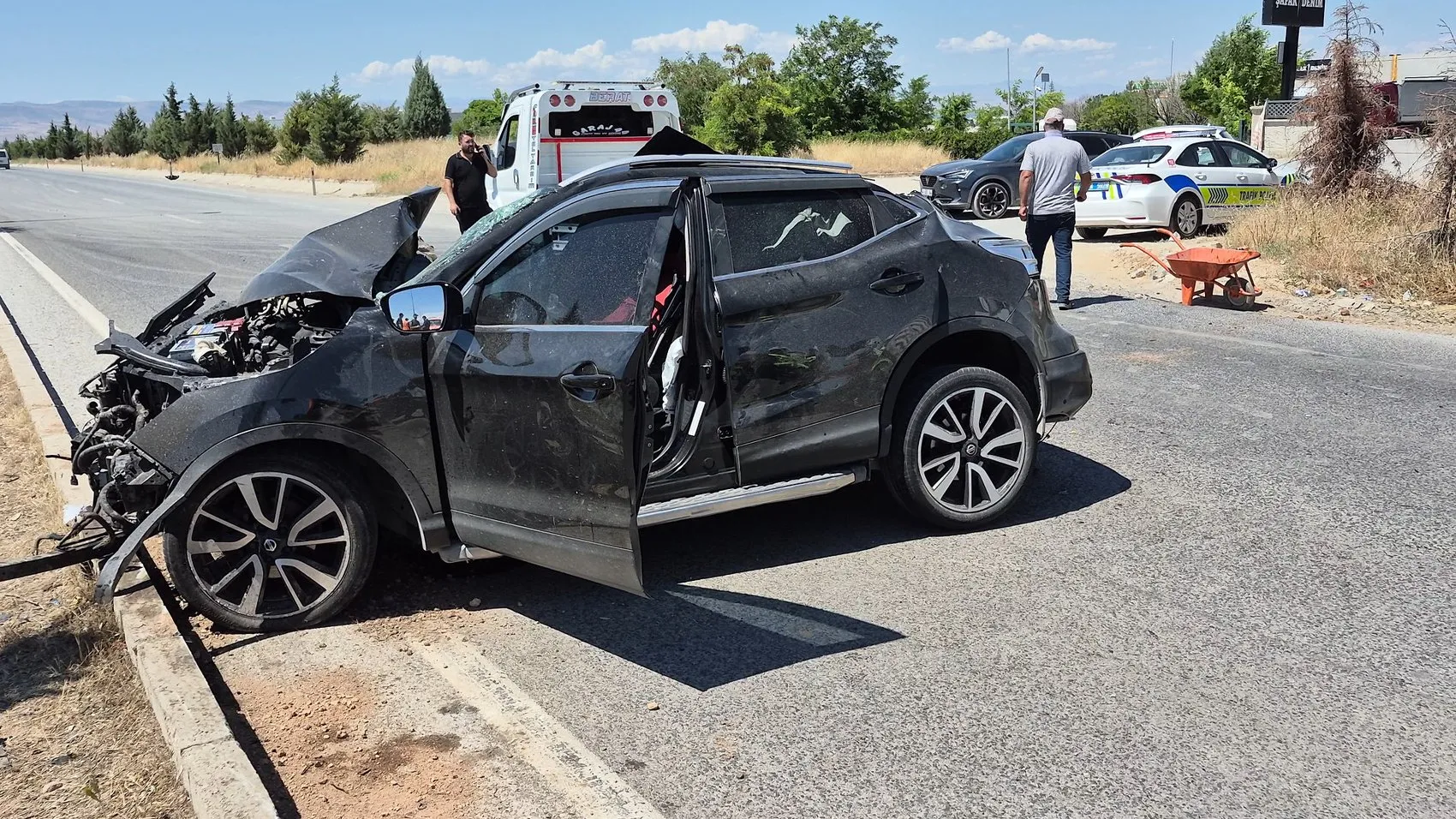 Malatya Organize Sanayi Bölgesi’nde ağır trafik kazası