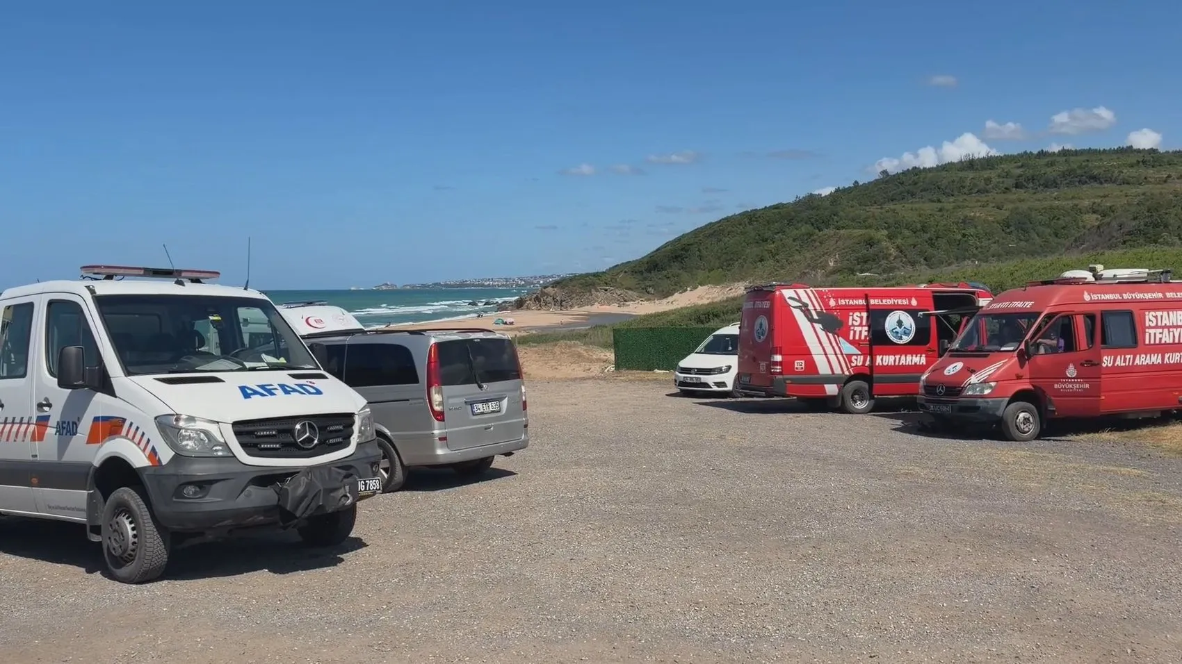 Şile’de deniz yasağını dinlemeyen 3 kişi akıntıya kapıldı