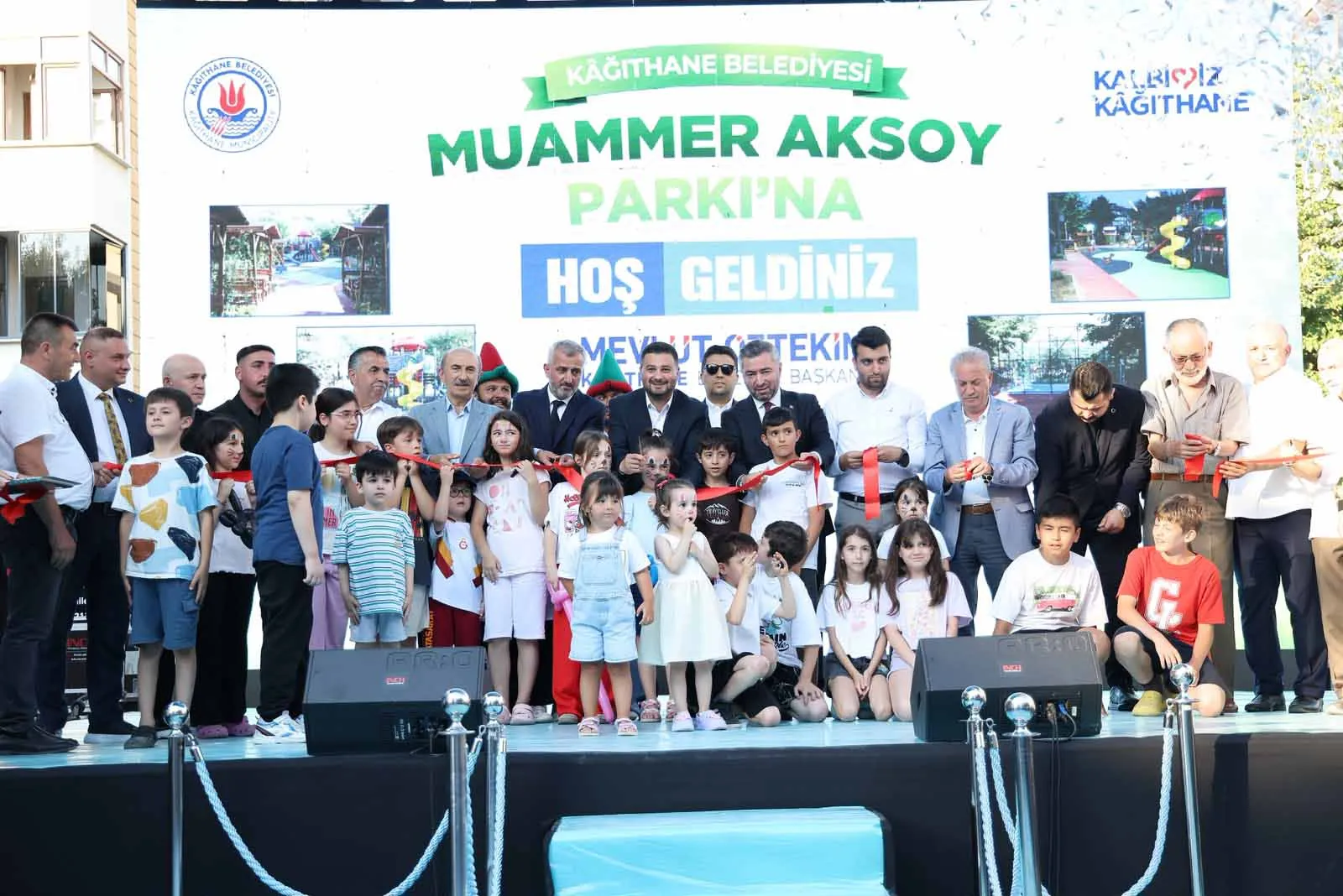 Kağıthane'de yenilenen Muammer Aksoy Parkı kapılarını açtı