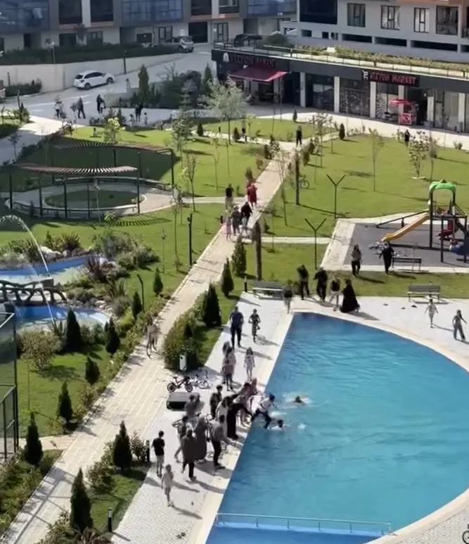 İnegöl'de acı son Küçük Kadir havuzda hayatını kaybetti