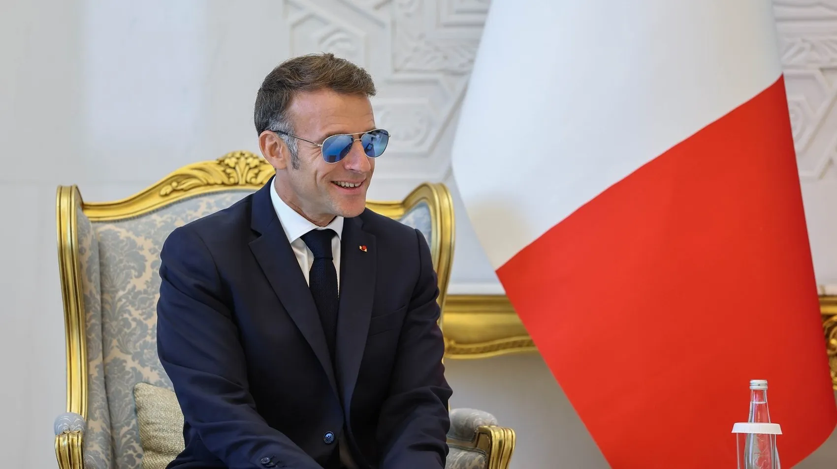 Macron ve Şara Şamda bir araya geldi