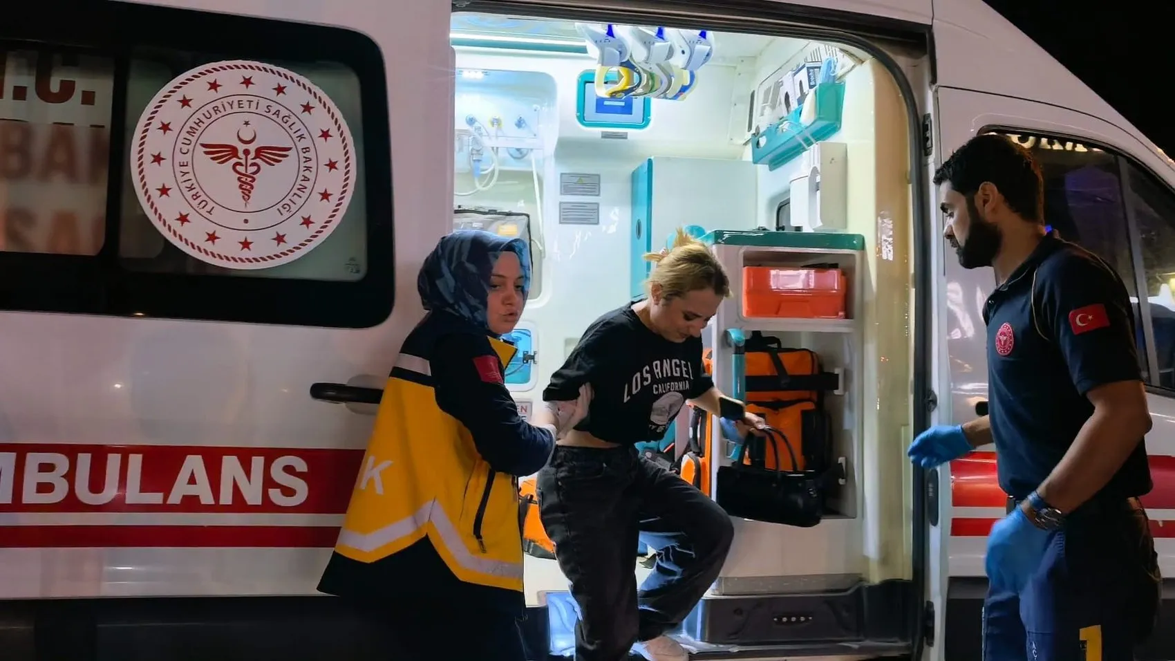 İnegöl yolunda kaza 5 kişiyi hastanelik etti