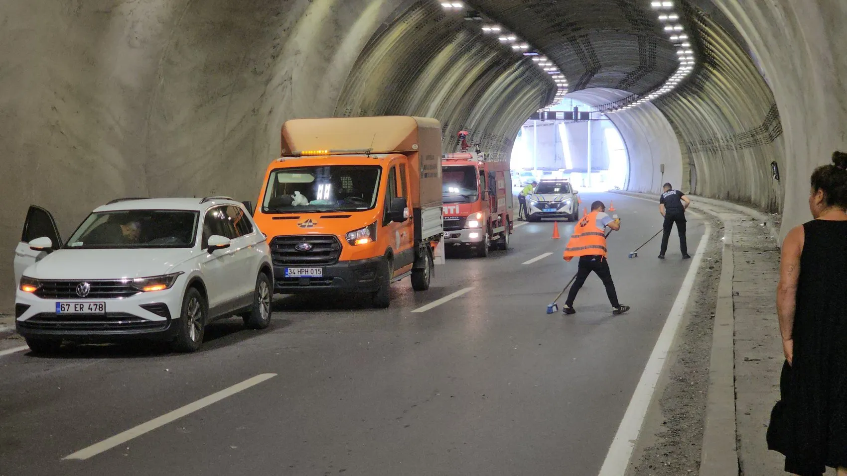 Zonguldak'ta tünel içinde feci kaza