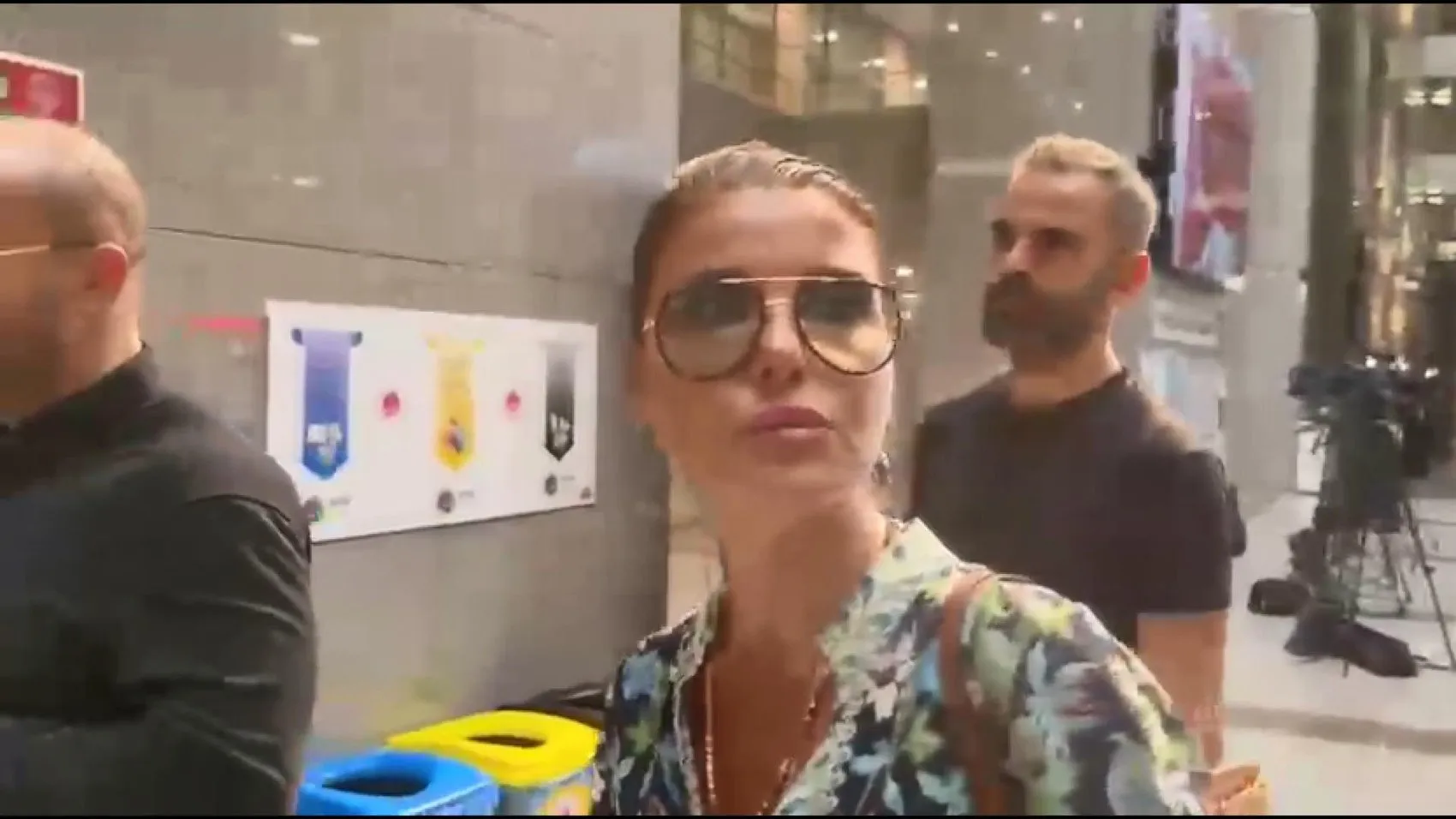 Gülben Ergen Ahbap soruşturması kapsamında adliyeye ifade vermeye geldi