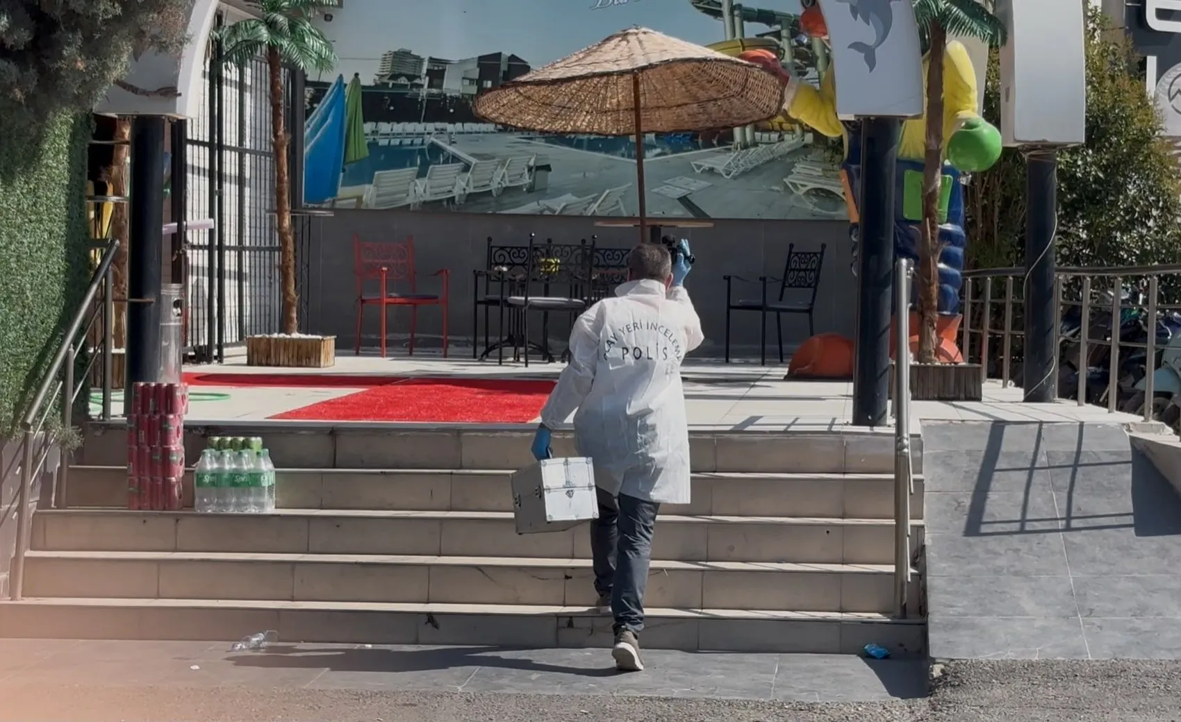 Bursa'da aquaparkta 10 metrelik düşüş