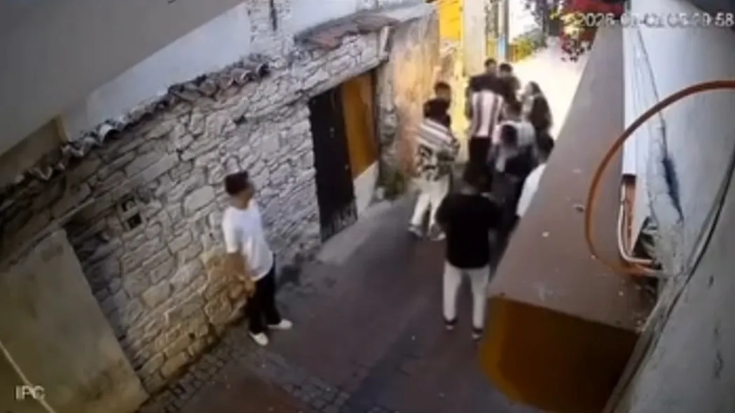 Kuşadası'nda dehşet anları kamerada