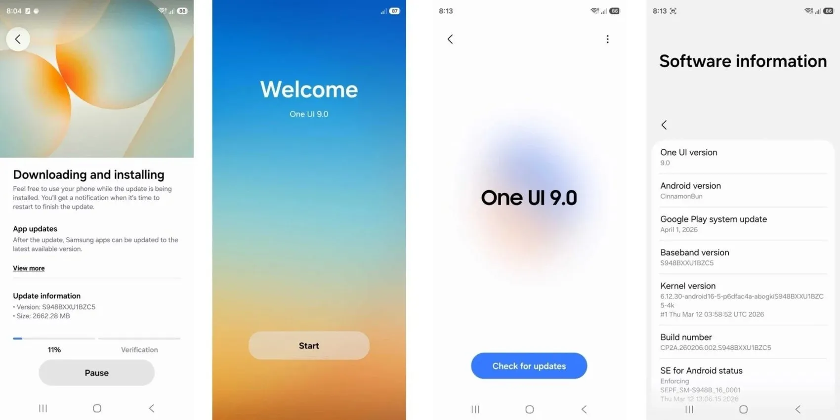 Samsung One UI 9.0 alacak cihazlar ve çıkış tarihi ortaya çıktı