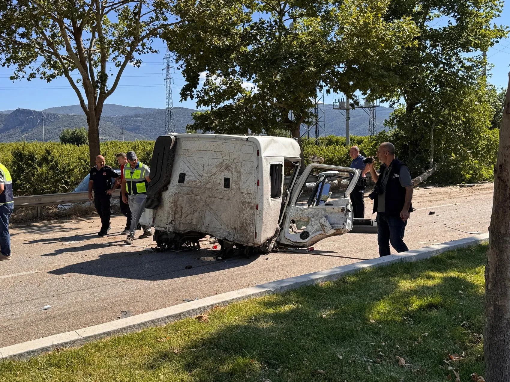 Bursa trafiğinde korkutan kaza
