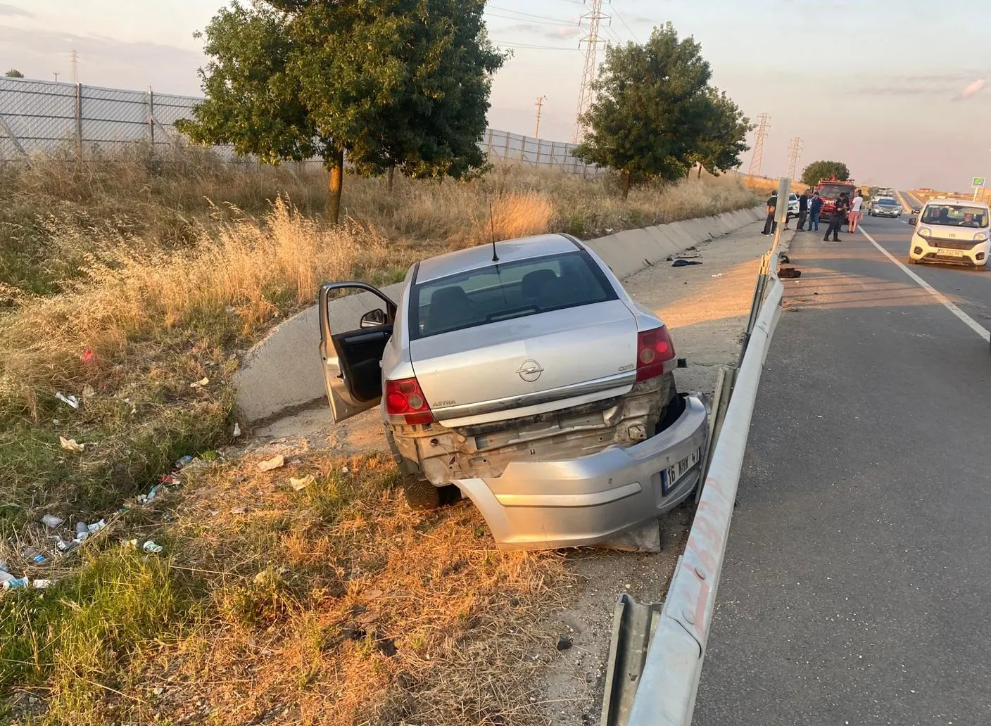 İpsala yolunda kavşak kazası bir kişiyi hastanelik etti
