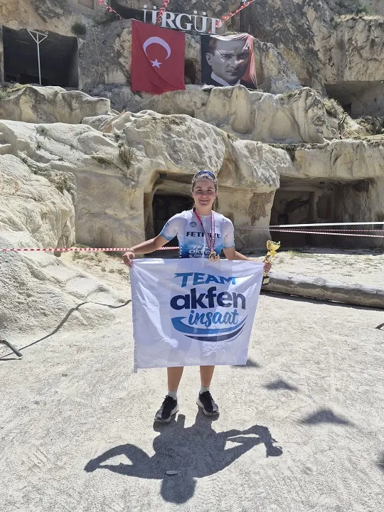 Ekin Ereke Kapadokya’da podyuma çıktı