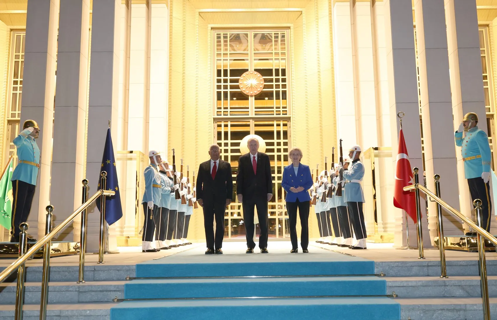 Erdoğan Avrupa Birliği liderleriyle masaya oturdu
