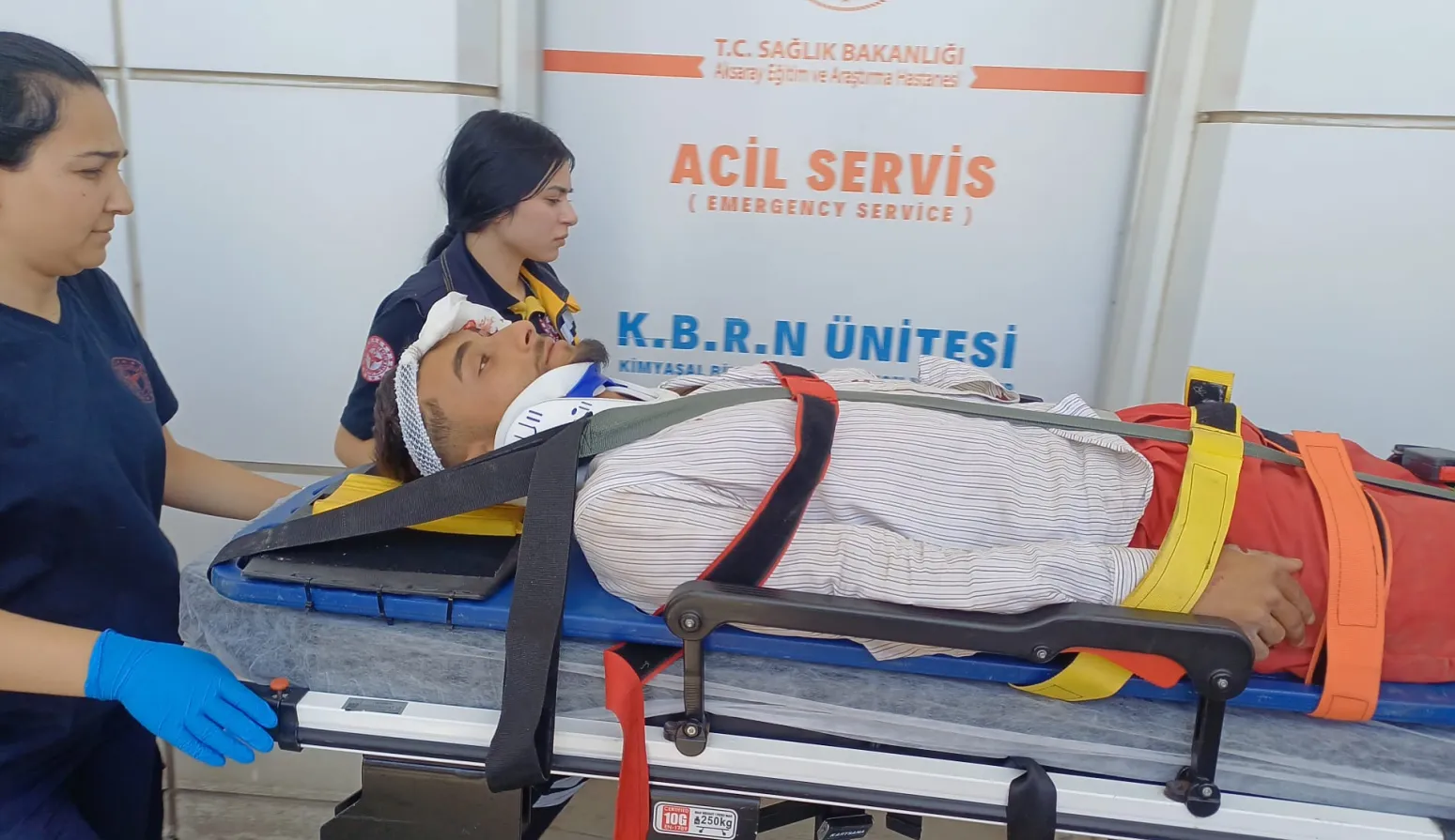 Aksaray’da zincirleme kaza sonucu beş kişi hastanelik oldu