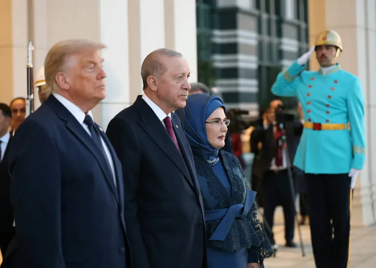 Erdoğan Külliye’de dünya liderlerini ağırladı