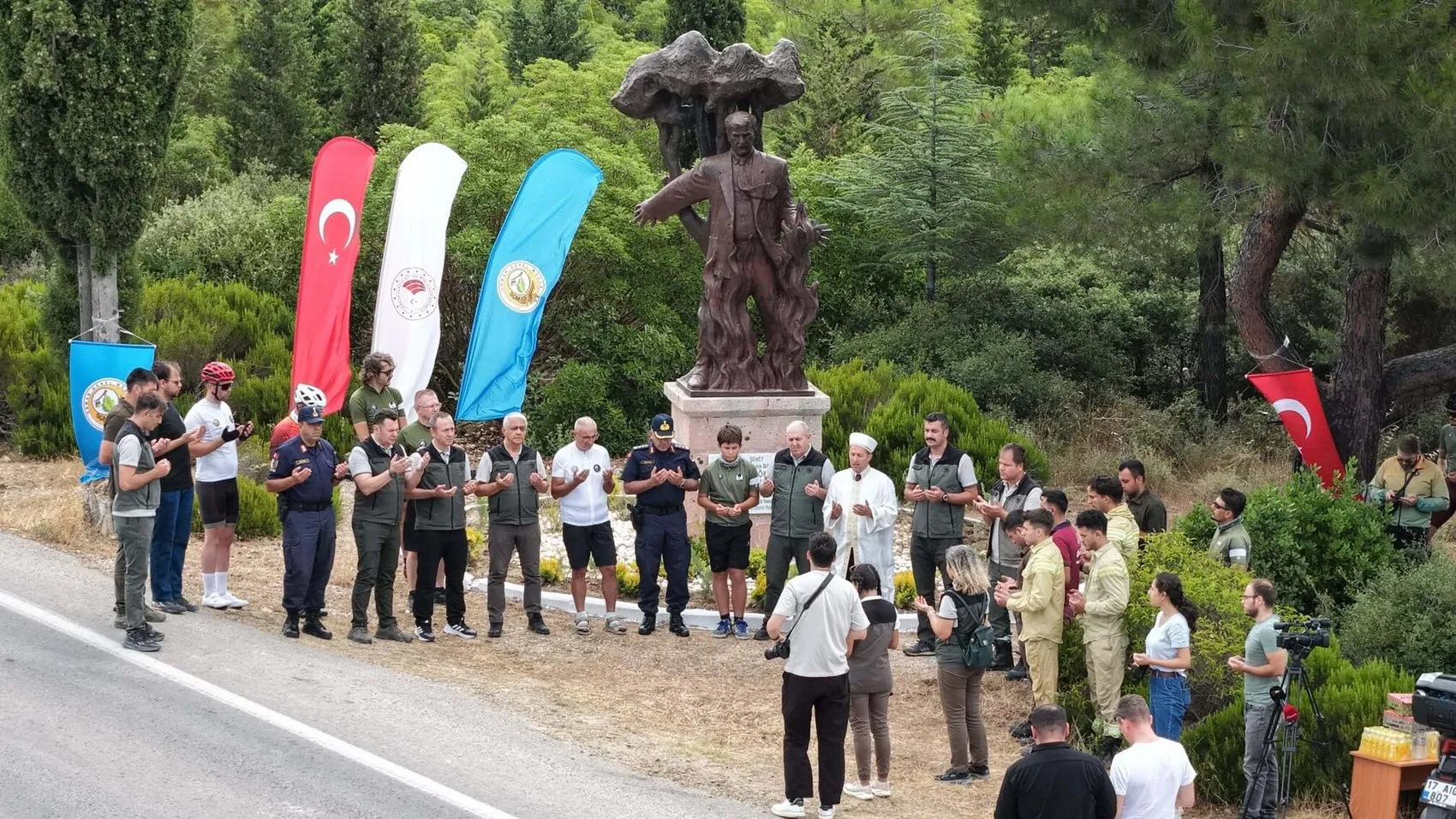 Talat Göktepe orman yangınında şehit oluşunun 32'nci yılında anıldı